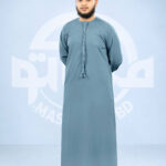 Steel Blue Premium Emirati Thobe