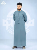 Steel Blue Premium Emirati Thobe
