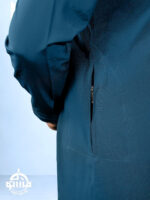 Dark Grey Blue Premium Emirati Thobe - Image 2