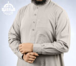 Light Olive Premium Arabian Thobe - Image 2