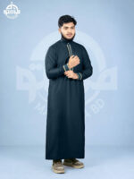 Dark Blue Grey Premium Arabian Thobe