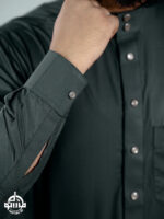 Olive Premium Arabian Thobe - Image 3